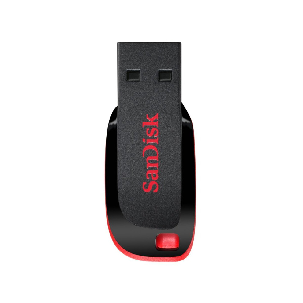 Sandisk Sdcz50-128G-B35 128 Gb Cruzer Blade Usb 2.0 Flash Drive - ( Standard Packaging ) Black