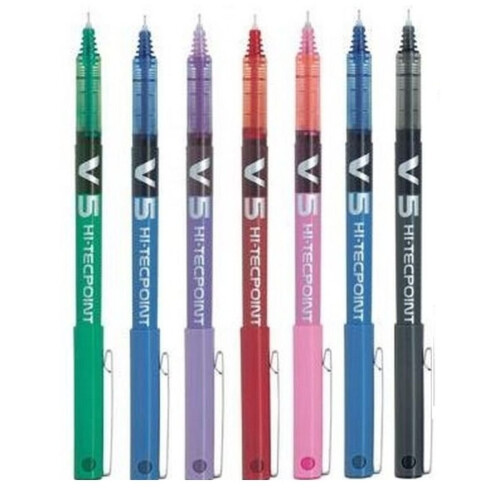 Pilot Pilot Bx V5 Πολυχρωμο Πακέτο Hi-Tecpoint Extra Fine Rollerball Pen 0.5Mm Nib