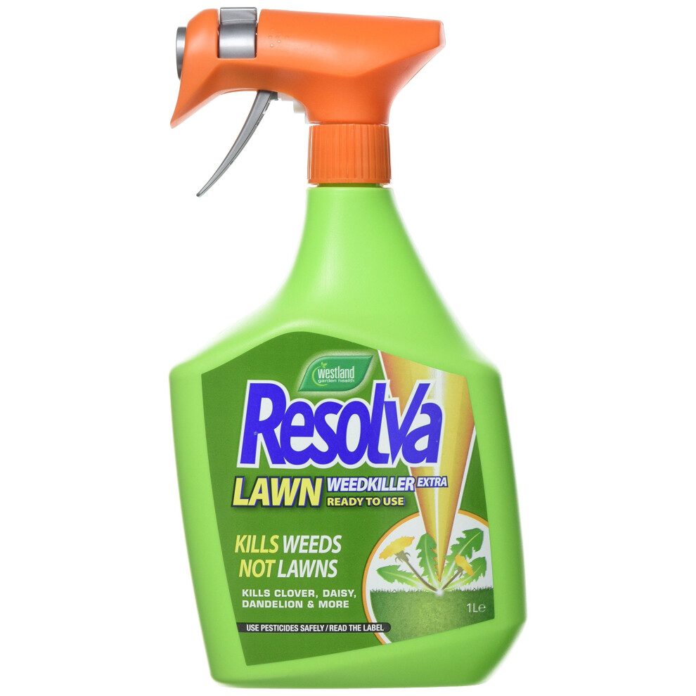 Resolva Lawn Weed Killer Extra Ready To Use, 1 Litre