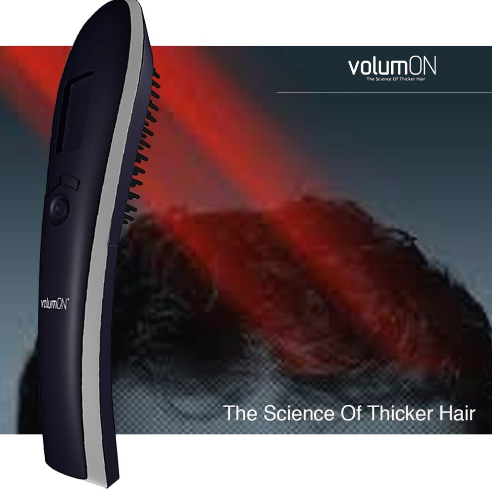Volumon Electric Laser Infrared Vibrating Massage Comb For Hair Growth Regrowth