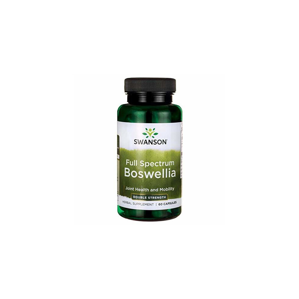 Swanson Full Spectrum Boswellia Double Strength Capsules, 800 Mg, Pack Of 60 Capsules