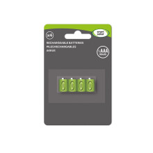 Smart Solar Rechargeable Batteries 1/3 AAA 80mAh- Pack of 4