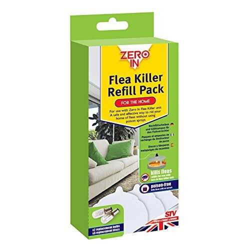 Zero In Flea Killer Refill Pack (3 Refill Discs and 2 Spare Lamps) 1