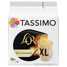 Tassimo L'OR XL Classique Coffee Pods (Pack of 5, 80 pods in total, 80 servings)