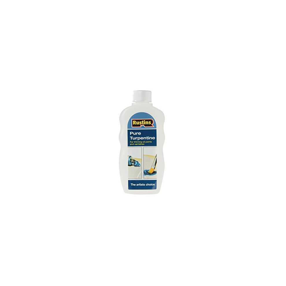 Rustins 5015332570058 Plastic Pure Turpentine - Clear