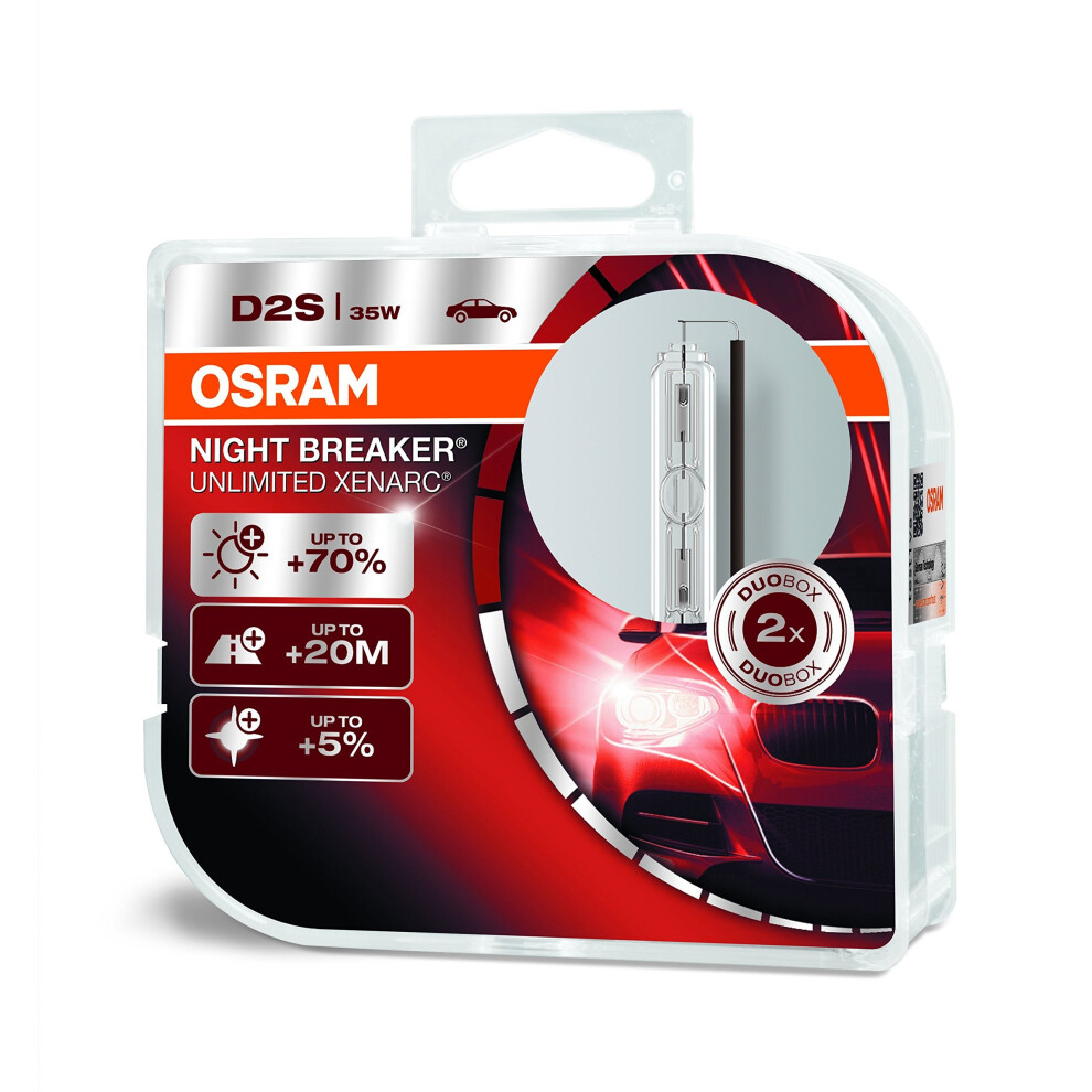 OSRAM XENARC NIGHT BREAKER UNLIMITED D2S HID Xenon discharge bulb, discharge lamp, 66240XNB-HCB