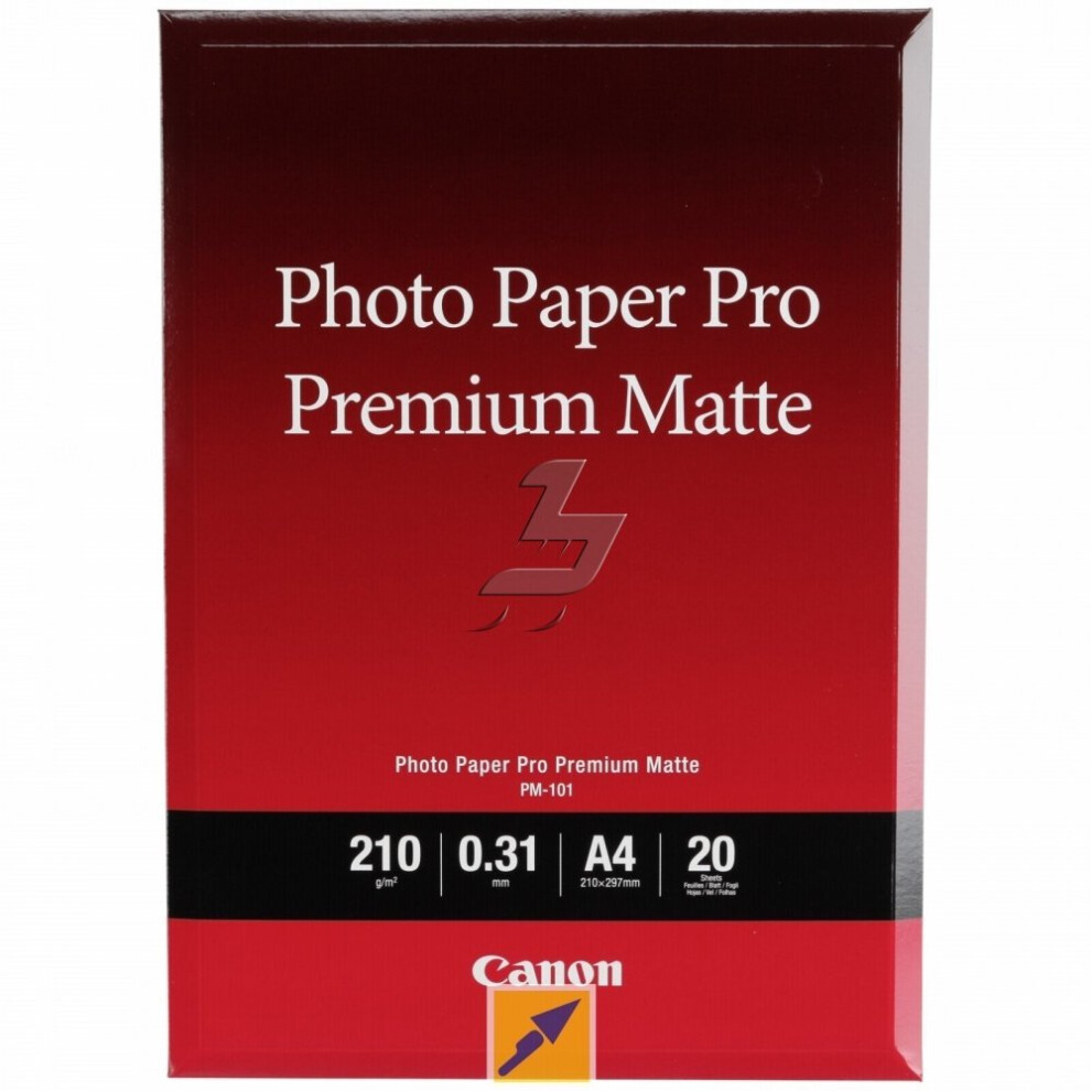 CANON 8657B005 Pro Premium PM-101 - Smooth matte photo paper - 310 micron A4 (210 x 297 mm) - 210 g/