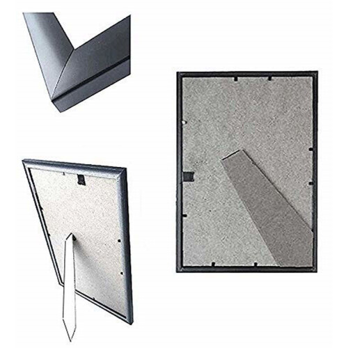 Clay Roberts A4 Black Photo Frame, Picture Frame, Certificate Frame, Freestanding and Wall Mountable 2
