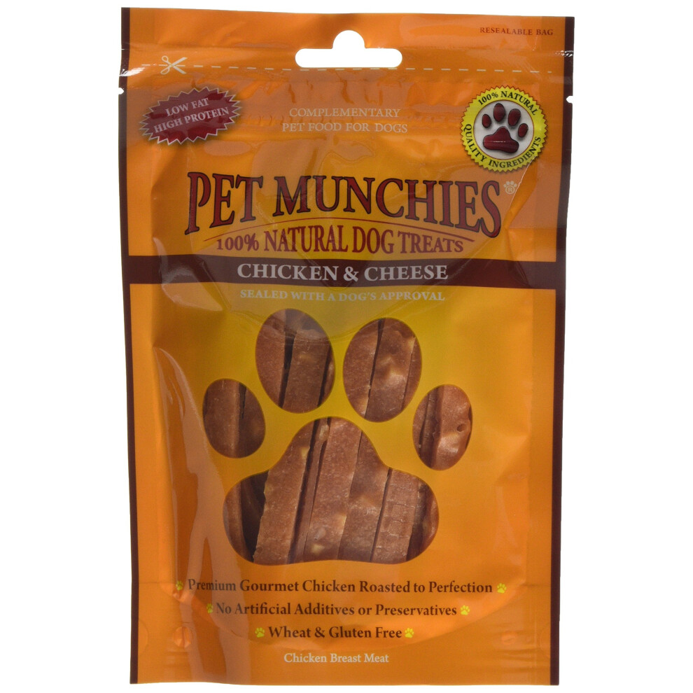 Pet-Munchies Pet Munchies Chicken Breast With Cheese 100 G, Pack Of 8