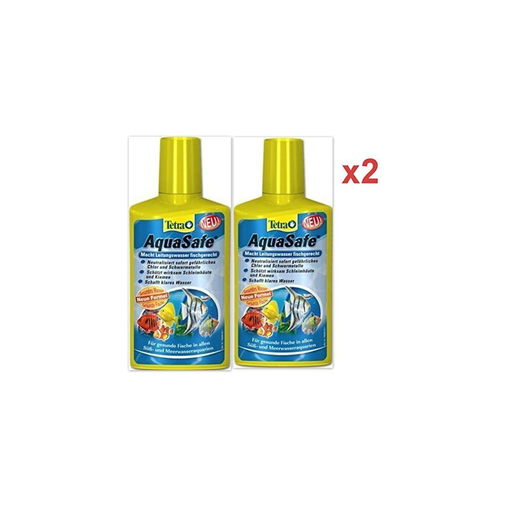 Tetra Aquasafe Water Conditioner 500Ml X 2