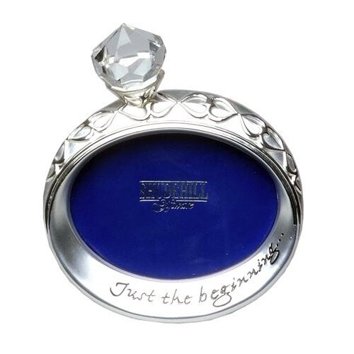 Just Contempo Wedding Engagement Ring Photo Frame, Silver