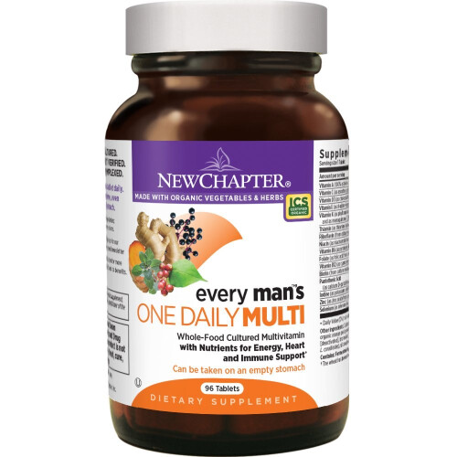 New Chapter, Every Man's One Daily Multivitamin, 96 vegetarische Tabletten