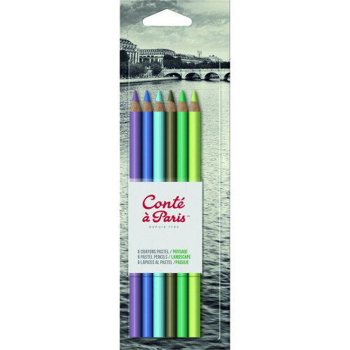 Conté à Paris Landscape Pastel Pencil (Pack of 6)