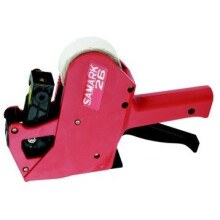 SAMARK 26 PRICE & LABELLING GUN, SINGLE LINE, 8 CHARACTERS