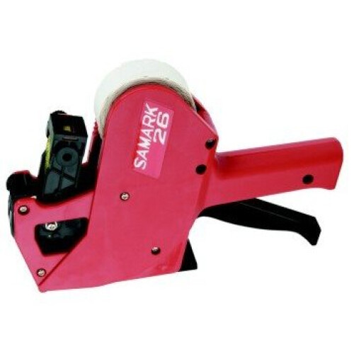 SAMARK 26 PRICE & LABELLING GUN, SINGLE LINE, 8 CHARACTERS