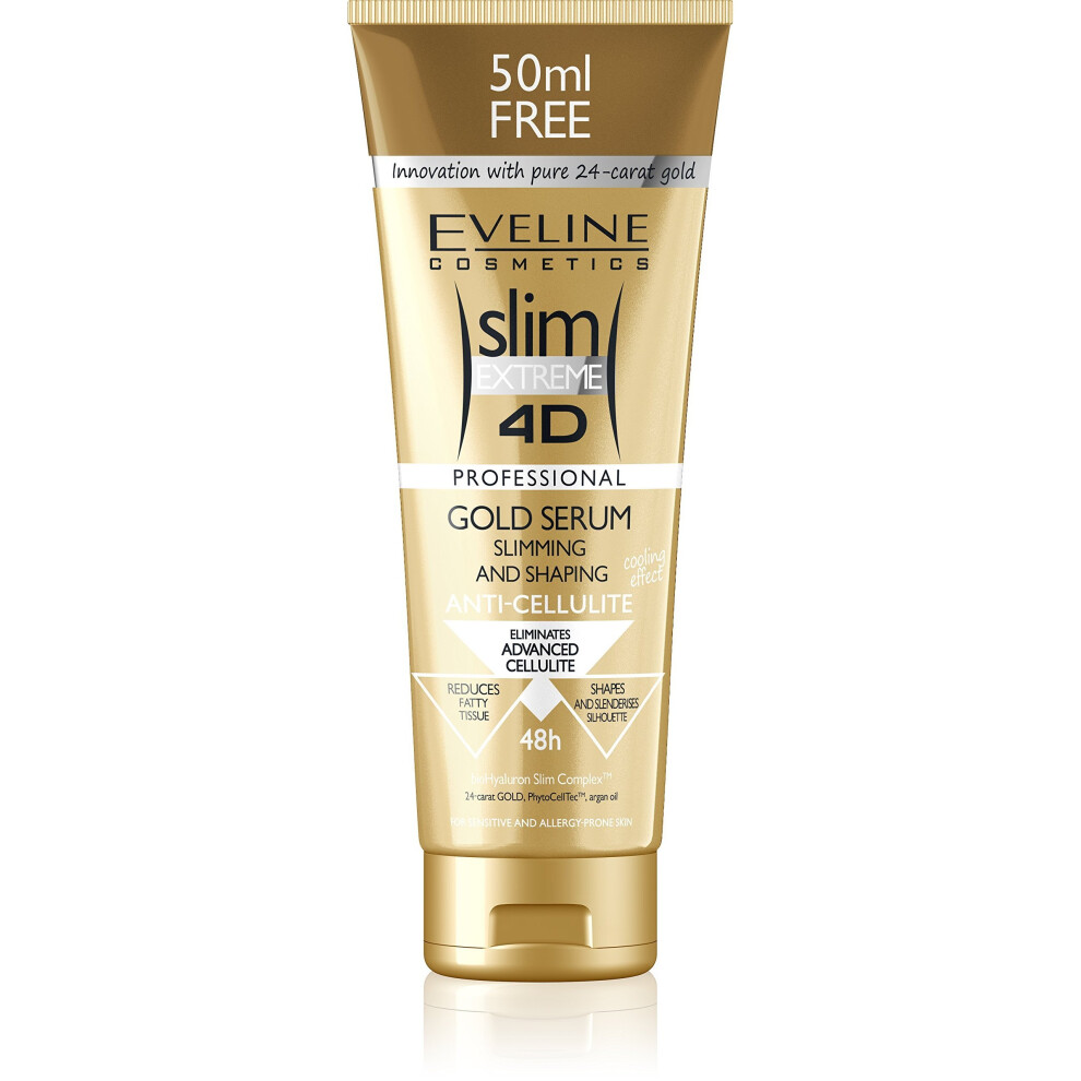 Eveline Slim Extreme 4D gold serum slimming and shaping 250ml anticellulite