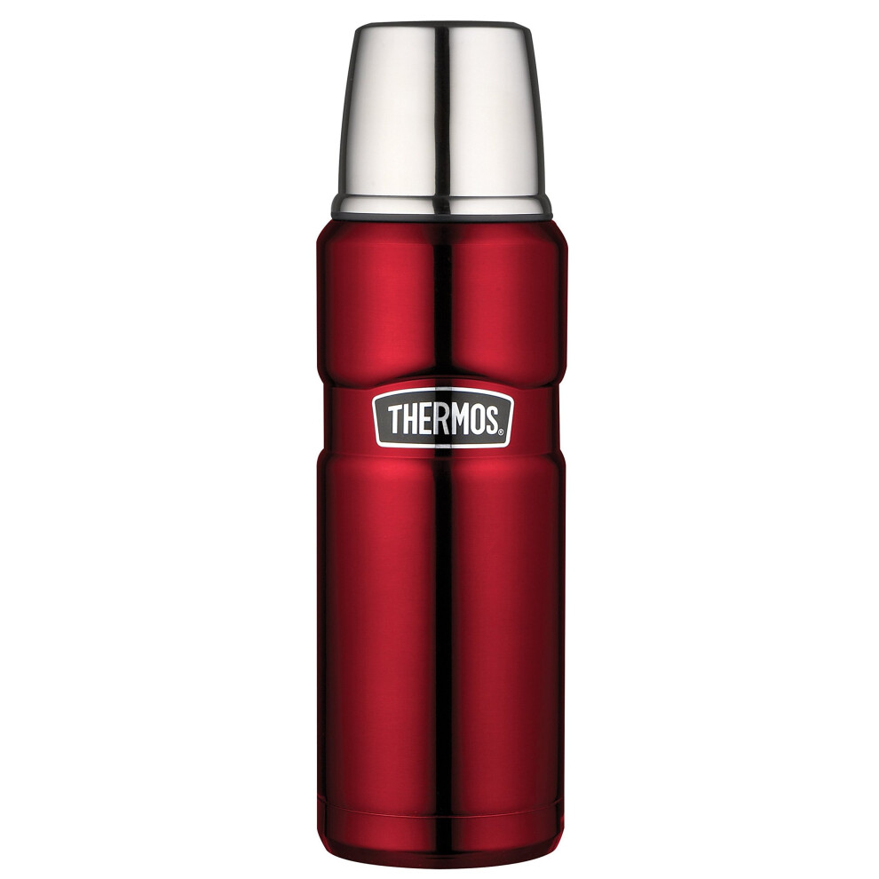Thermos Stainless King Flask, Red, 470 ml