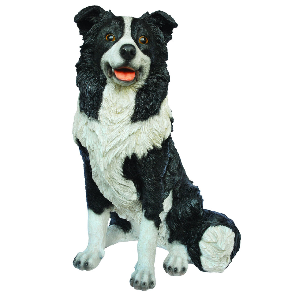Vivid-Arts Vivid Arts Xrl-Ssdg-F Sitting Sheepdog Resin Ornament