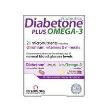 Vitabiotics Diabetone Plus - 56 Tablets/Capsules