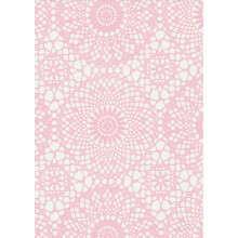 Fablon FAB12647 45 cm x 2 m Roll Contour, Rose