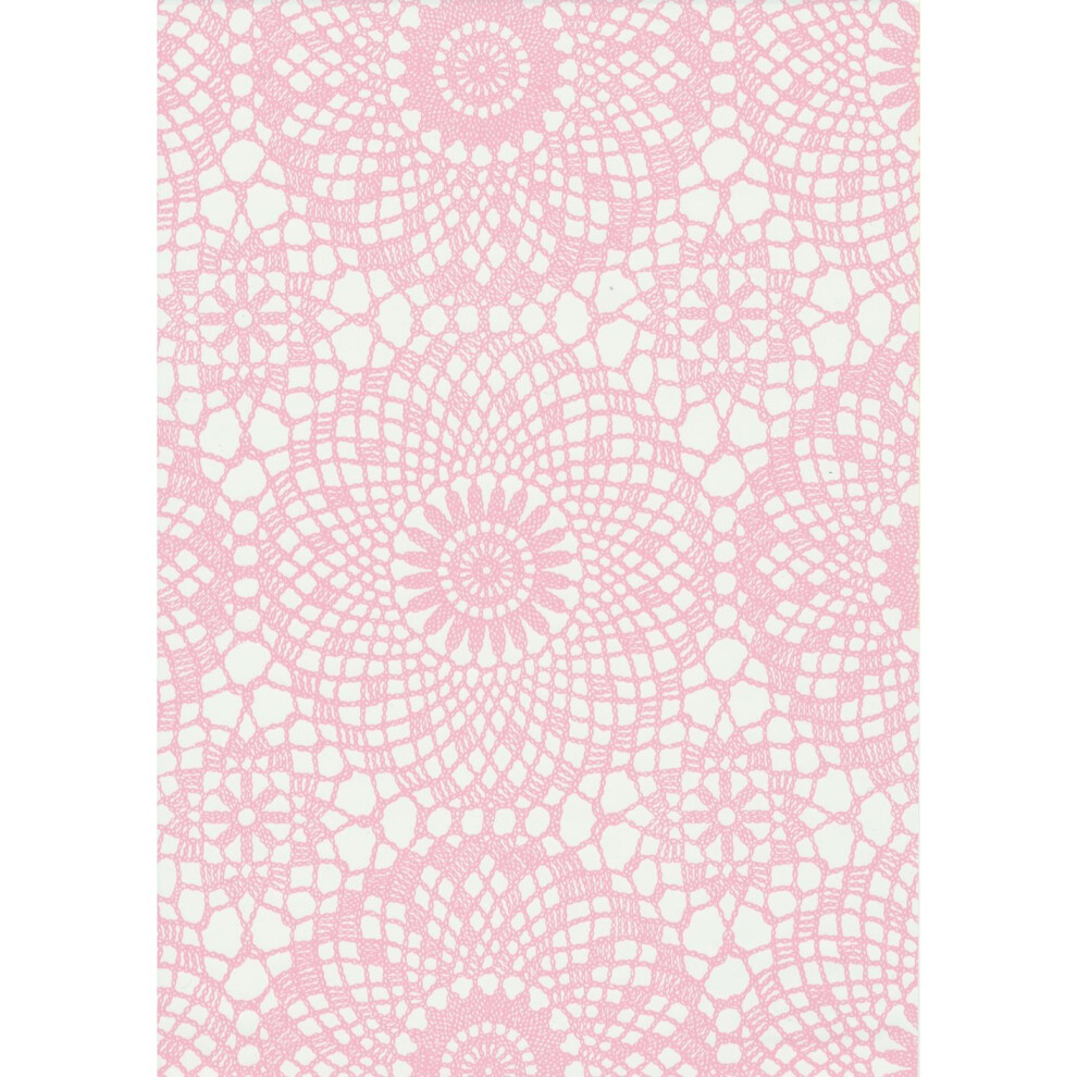 Fablon FAB12647 45 cm x 2 m Roll Contour, Rose