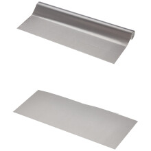 Fablon FAB11990 45 cm x 1.5 m Roll Stainless Steel Effect - Grey