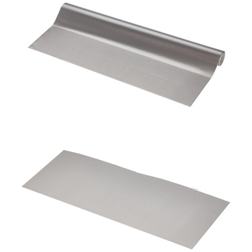 Fablon FAB11990 45 cm x 1.5 m Roll Stainless Steel Effect - Grey