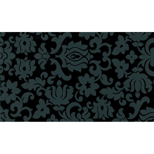 Fablon 45 cm x 2 m Roll Classic Ornament, Black