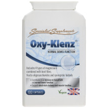 Oxy-Klenz - Intestinal Cleanse Support - Comprehensive Oxygenated Formula - 100 Capsules - Suitable for Vegans