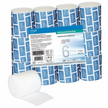 Synthetic Padding Bandage Roll 3 m x 6 cm, 1 Pack of 12 Rolls