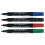4 x Q-Connect Flipchart Marker Pen Bullet Tip Assorted 2