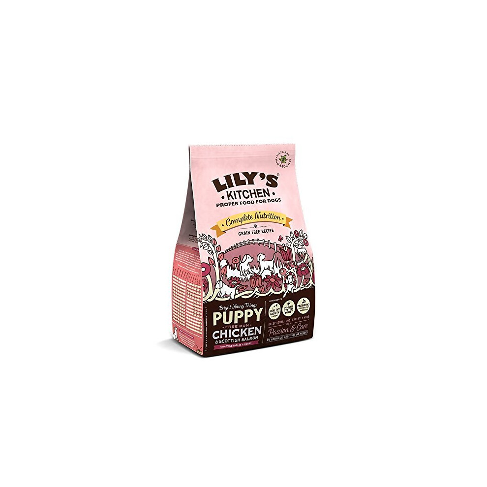 Lily's Kitchen Puppy Chicken And Complete Dry Dog Food (1 Kg) Salmon