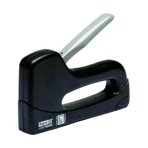 Rapid Rapid Staple Gun for Hobby Applications, Plastic Body, Includes Staples, Hobbytacker, 23781300
