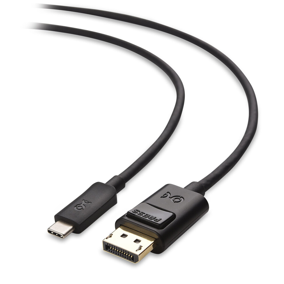 Cable Matters USB C to DisplayPort Cable (USB-C to DisplayPort Cable/USB C to DP Cable) Supporting 4K 60Hz Black 1.8m - Thunderbolt 3 Port...