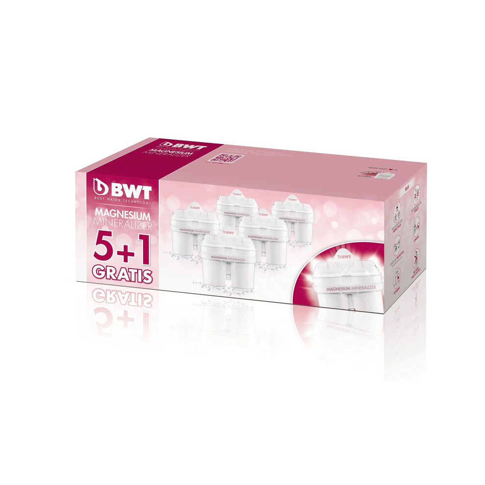 BWT 120 Litre Longlife Mg2+ Cartridge, Pack of 6