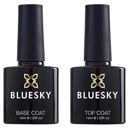 Bluesky Bluesky Nail Gel 10ml Top and Base Coat (UV Lamp Required)