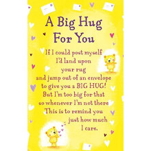 Heartwarmers A Big Hug For You Keepsake Card & Envelope 3.5" x 2" Code K134E