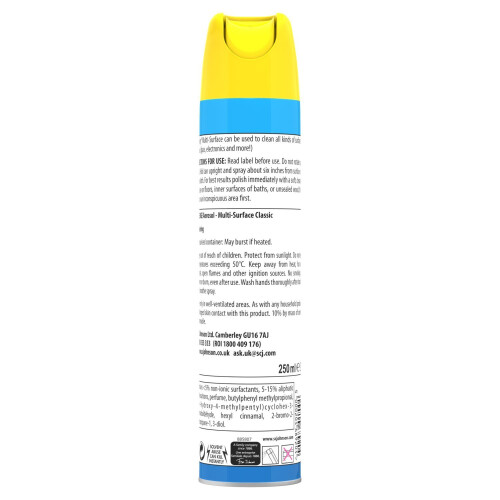 Pledge Pledge Multi-surface Aerosol Classic, 250ml 2