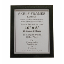 13x11 WOOD PICTURE PHOTO FRAME - IDEAL FOR SOME UNI PHOTOS (Black)