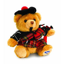 Keel Toys 15 cm Scottish Piper Bear
