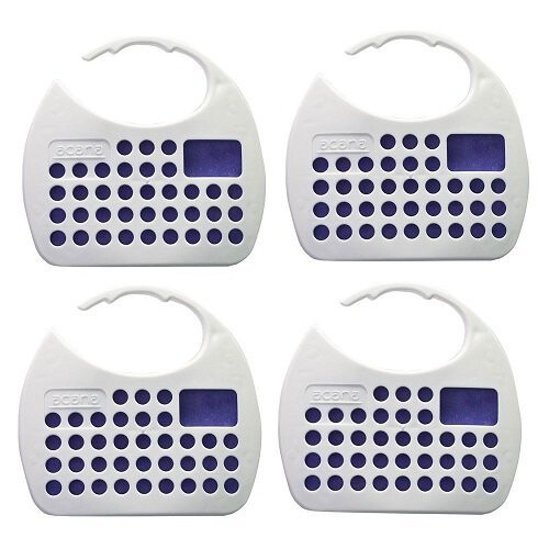 Acana 2675-1 Hanging Moth Killer and Lavender Freshener - White (Pack of 4)