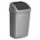 Curver Curver 167910 Swing Dustbin Polypropylene, silver/coal, 15L 2