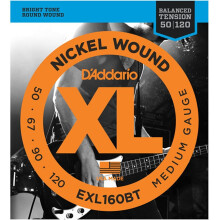 D'Addario EXL160BT 50-120 Balanced Tension Medium Nickel Wound Bass Guitar Strings