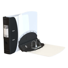 Hermes 832001 A4 60mm Lever Arch File Heavy Duty Capacity - Black