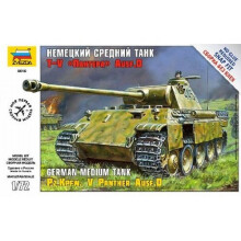Zvezda 500785010 – 1: 72 WWII German Armoured Combat V Panther Ausf. D