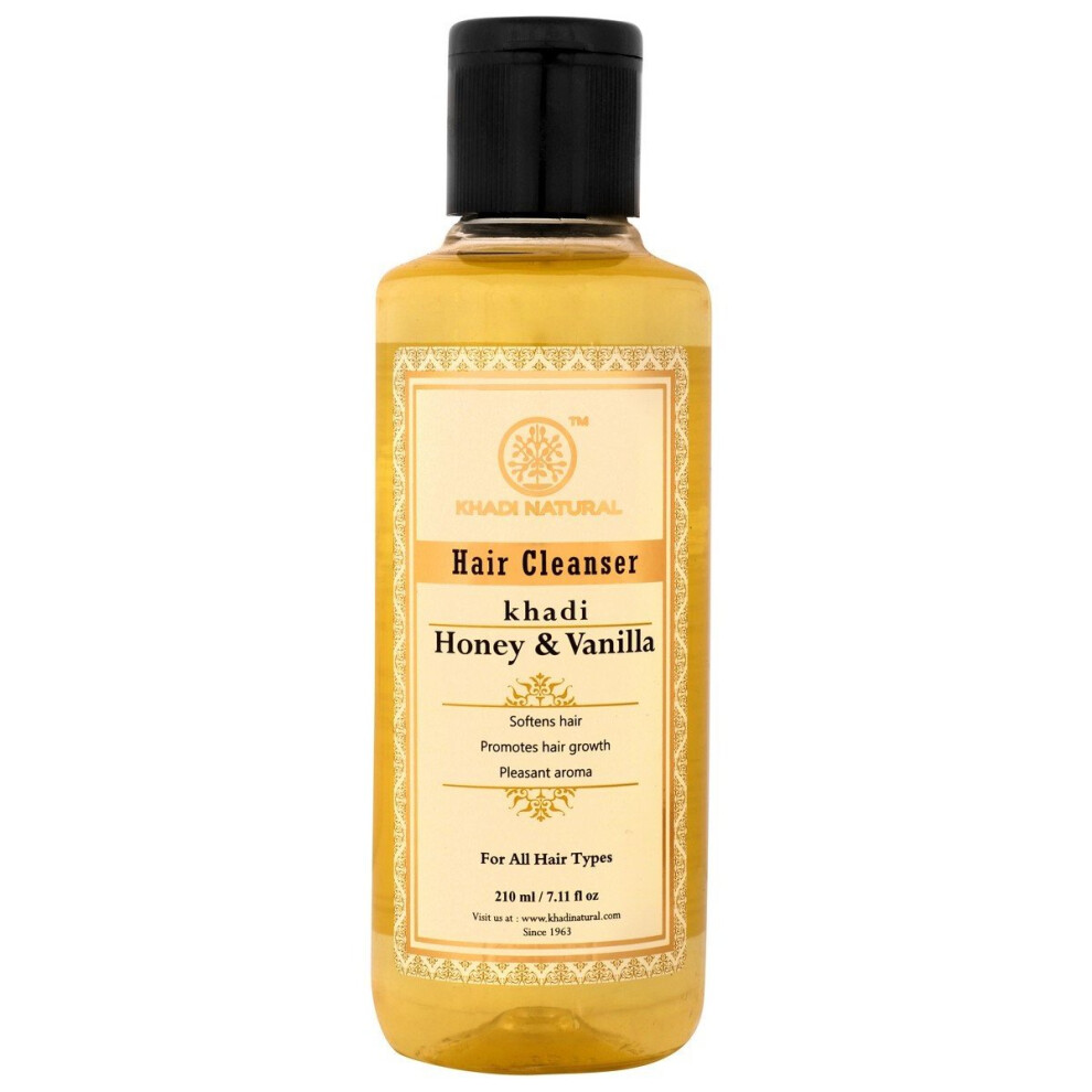 Khadi Honey & Vanilla Herbal Shampoo - 210Ml