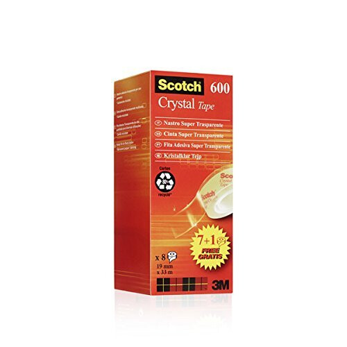 Scotch SCOTCH 8er Pack Crystal Klebebänder