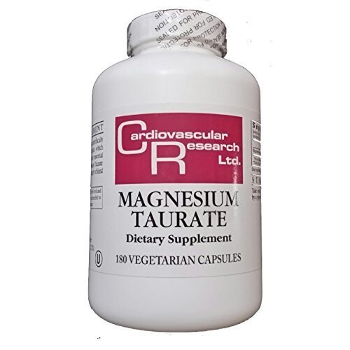 Cardiovascular Research Ltd., Magnesium Taurate, 180 Capsules