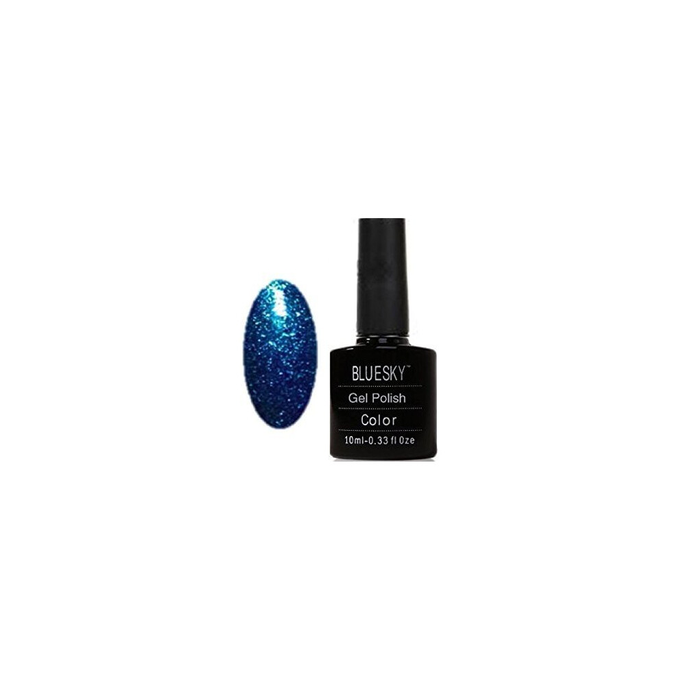 Bluesky UV/LED Gel Nail Polish, Frosty Sapphire 10 ml