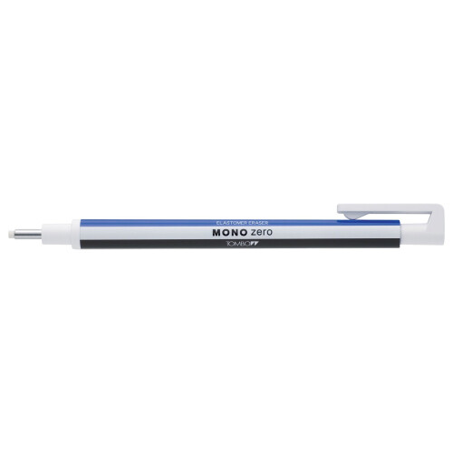 Tombow Mono Eraser Set Includes Zero Round Tip Eraser - White/ Eraser Refills (Pack of 2)
